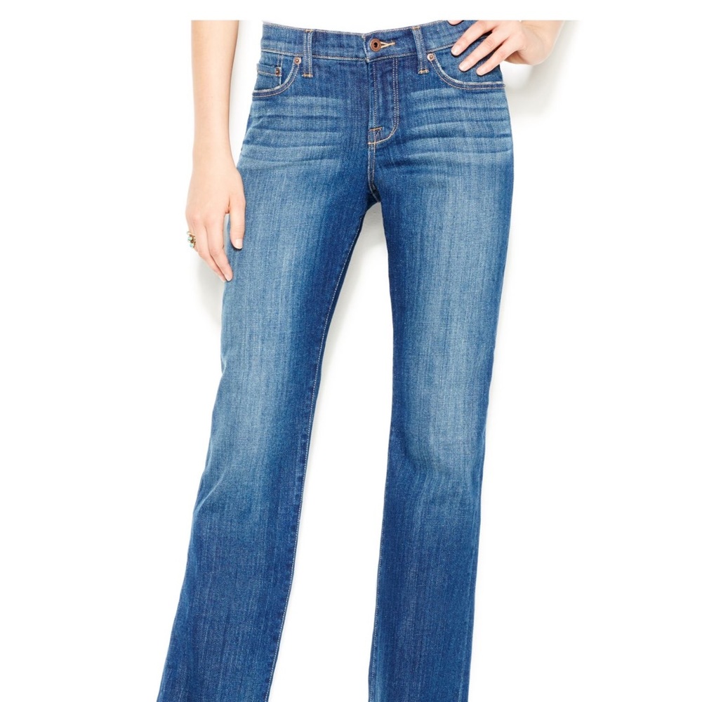Lucky Brand Distressed Straight Leg Jean 27/4 R